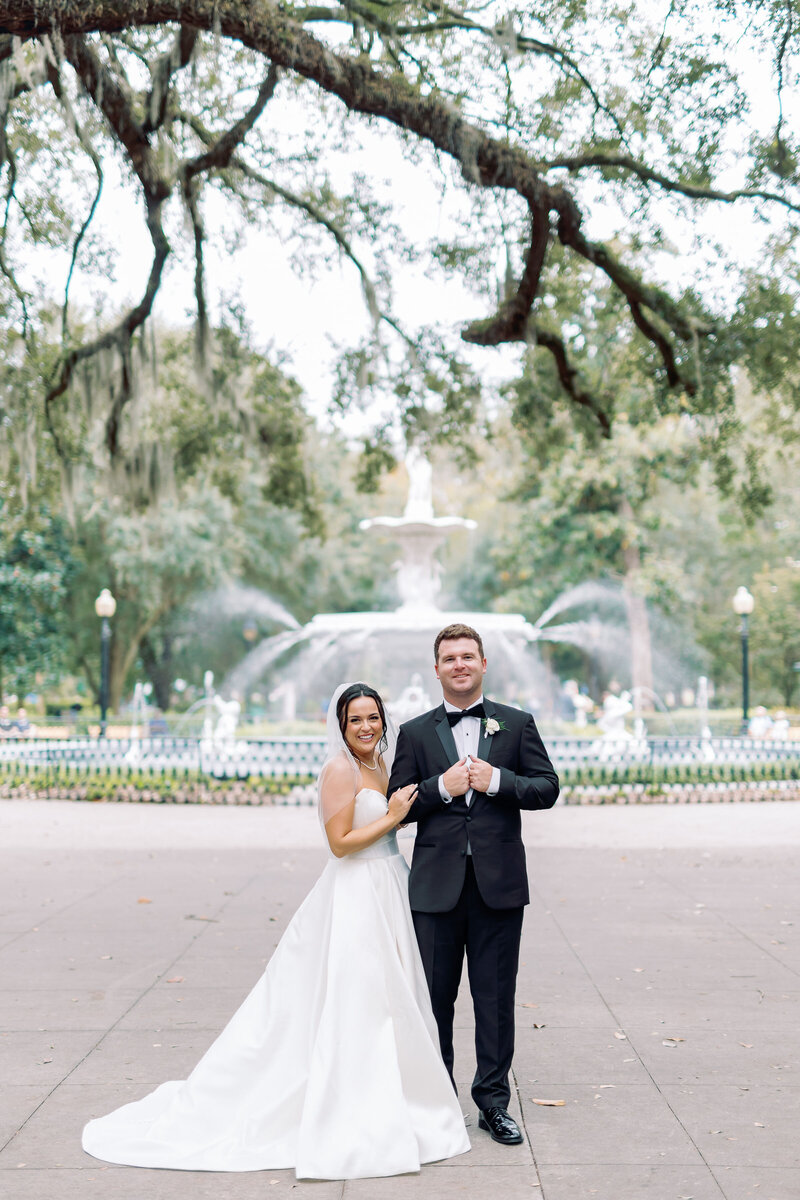 Forysth Park Wedding for Georgia  Wedding Photographer