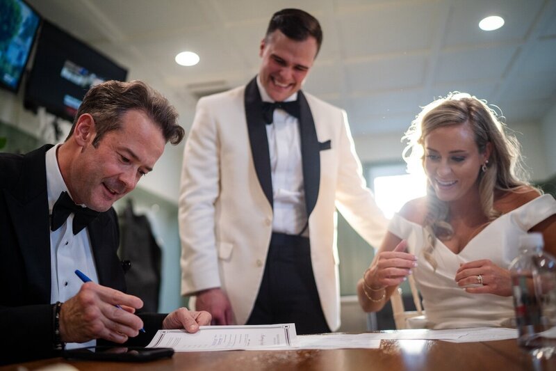 Emily and Ross Married-103