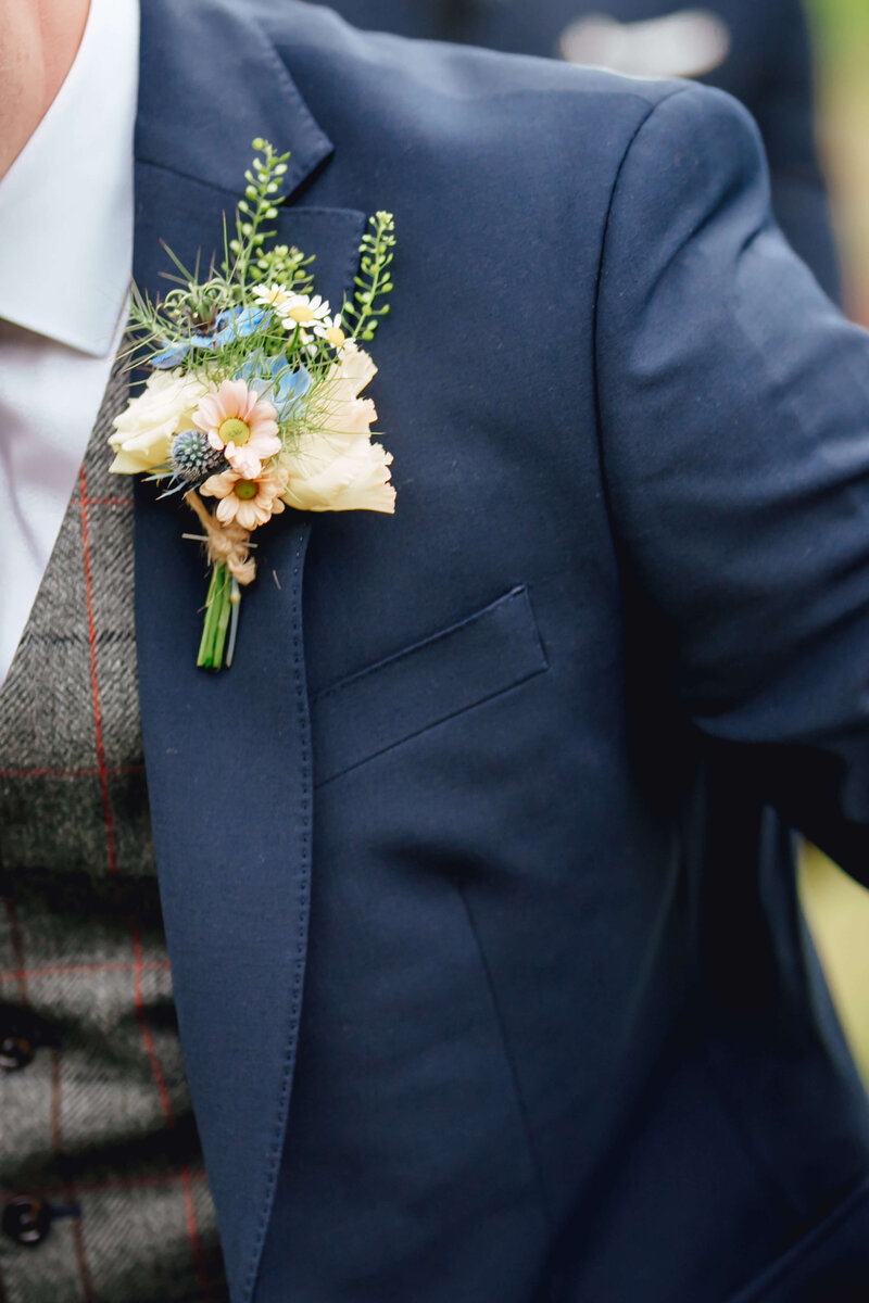 Buttonhole of flowers