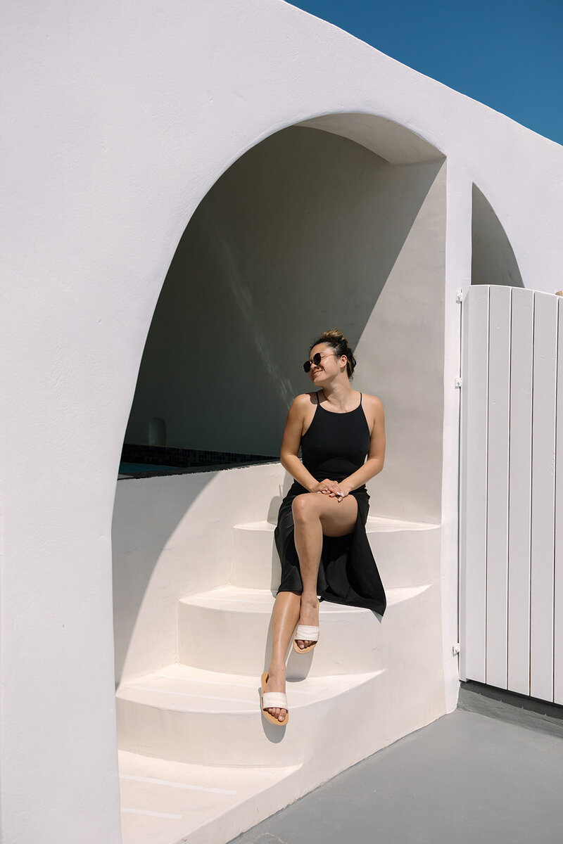 Michelle Santorini Greece Headshots Michelle Allan Photography 3