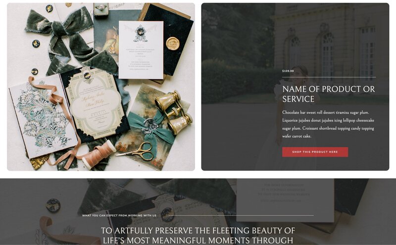 Showit Design Library - Showit Canvases for Showit Users and Showit Designers - With Grace and Gold - Best Showit Designer - 10