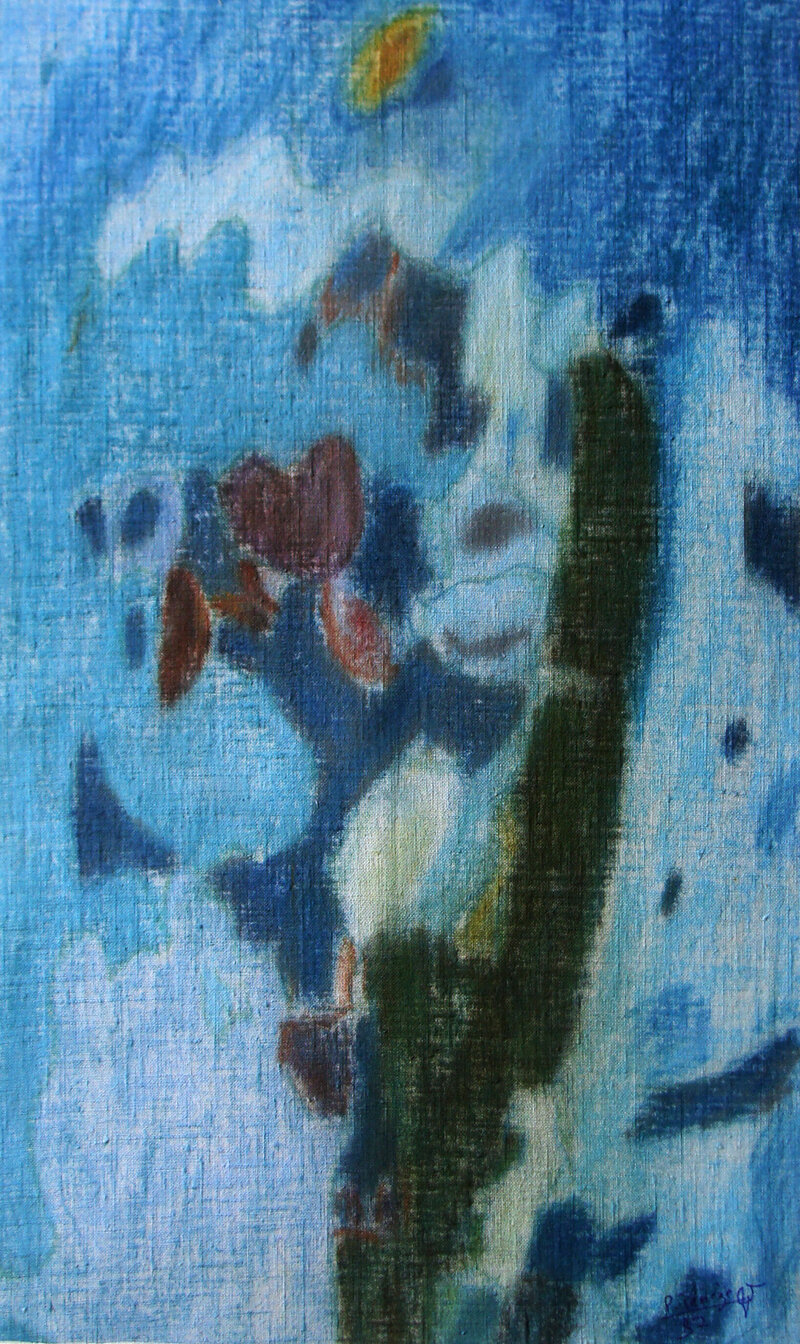 Tableau de Paul Tenèze issu de la collection reves de couleurs. Tableau n°9