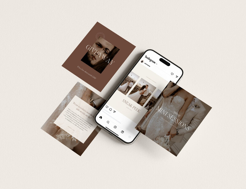 Editorial Instagram templates for photographers Wild Willow12