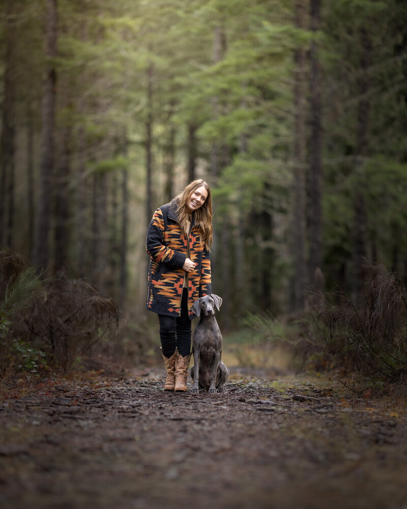 dog photography at Cascade Locks
