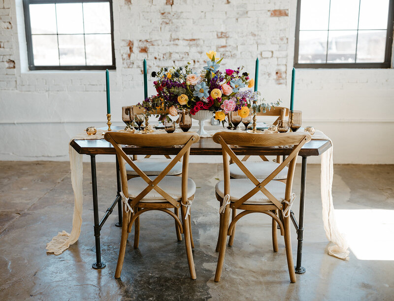 sweetheart table for Southern California elopement