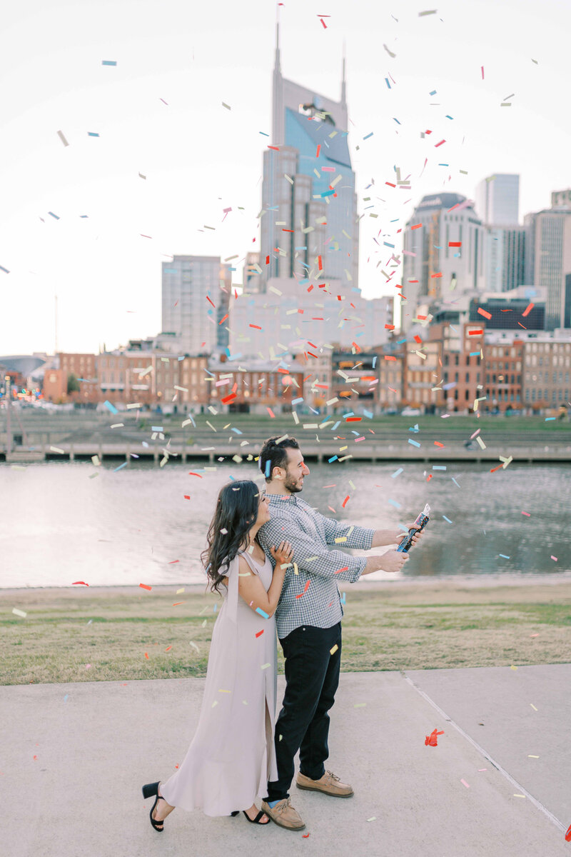 Engagement Session in Downtown Nashville