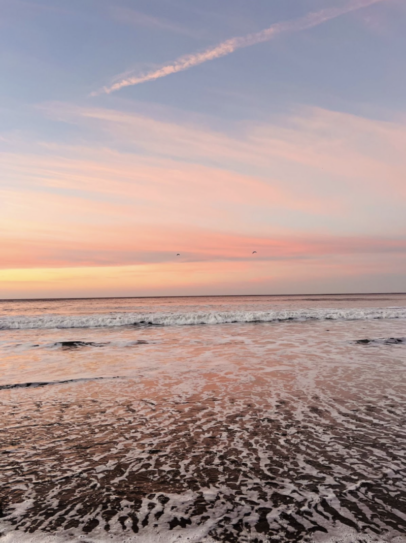 ocean at sunset