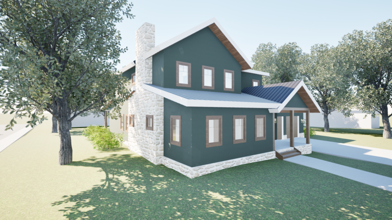 02_Pretty House Plans_Fourth Ave_Front