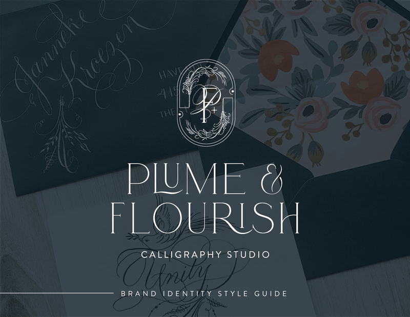Plume & Flourish Brand Identity Style Guide_Cover