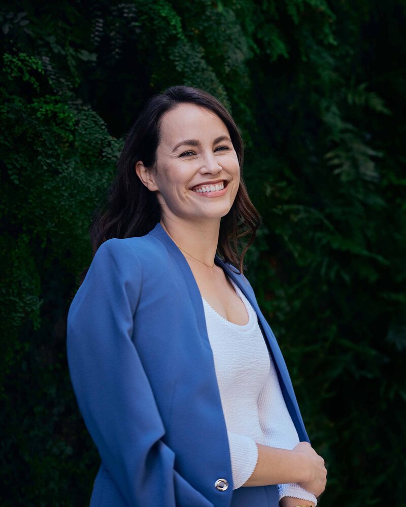 Brandy DeOrnellas Portrait with Greenery Background