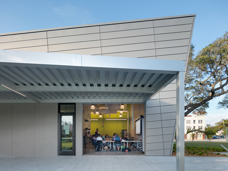 Sweet Sparkman Architecture Ringling College Basch Visual Art Center Landscape 2