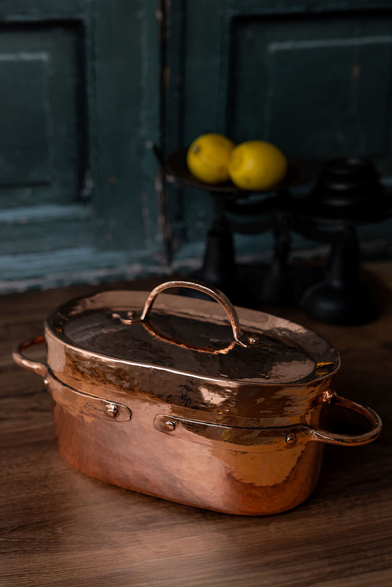 French hand hammered daubiere(1)