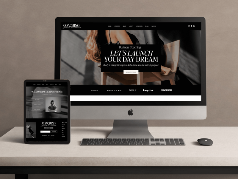 show it website  premium website templates,squarespace template