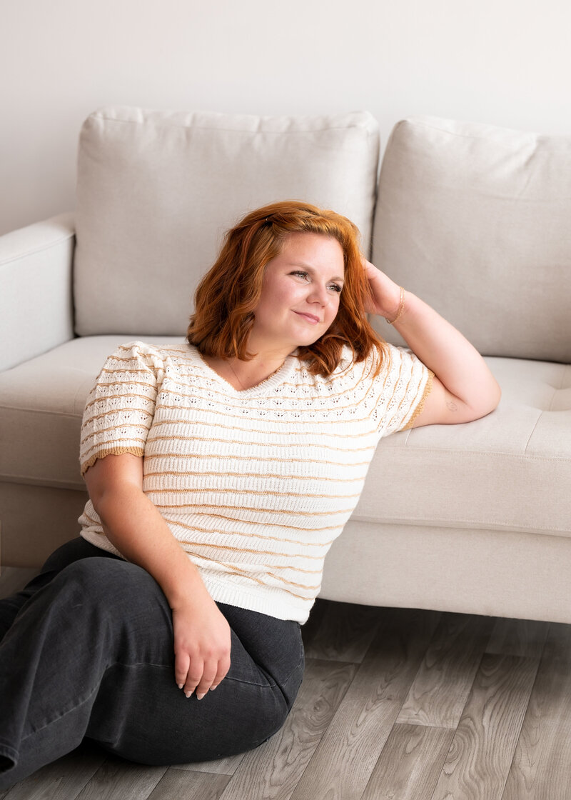 Hannah Smith, licensed therapist in Cincinnati, Ohio, specializing in trauma, anxiety, and life transitions.