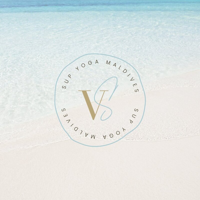Elegant logo design for a yoga retreat