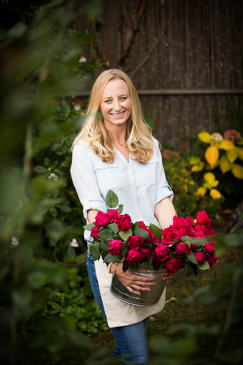 California coast floral designer, Kristen Kanzler White