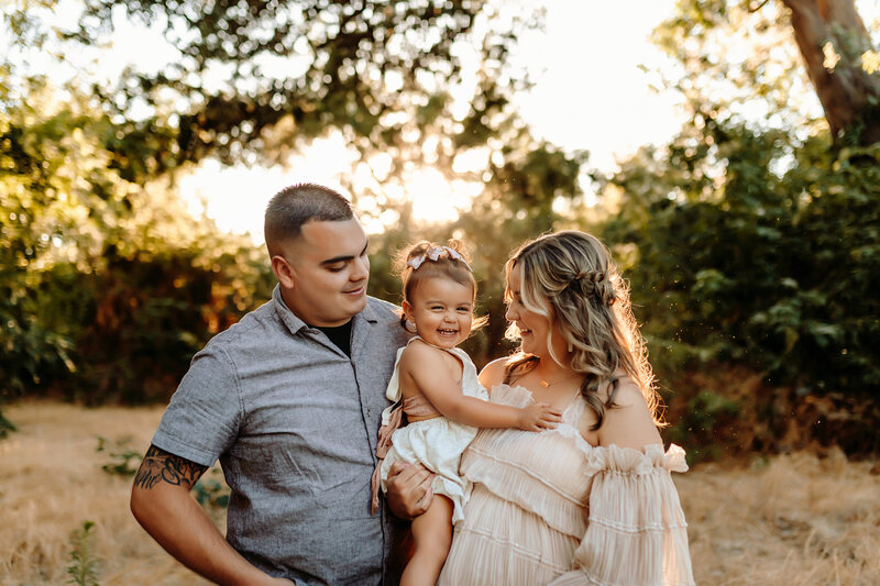 Modesto CA Family Maternity Session