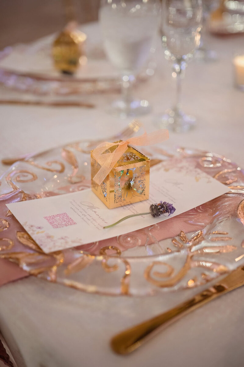 Wedding planning Raleigh reception place setting