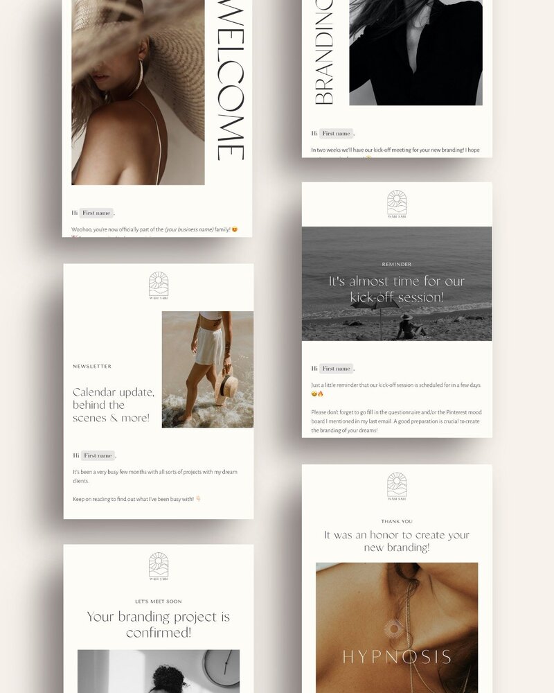Minimal Flodesk templates Wabi Sabi 1