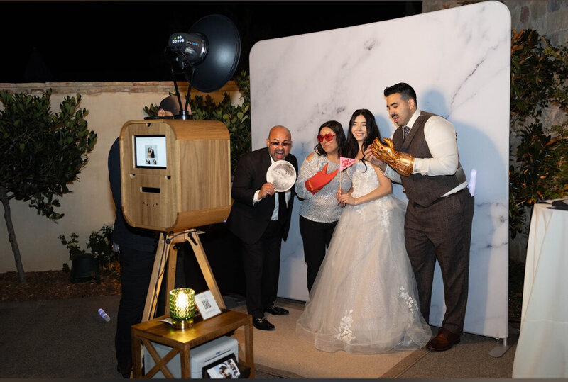 Vintage photo booth in Temecula