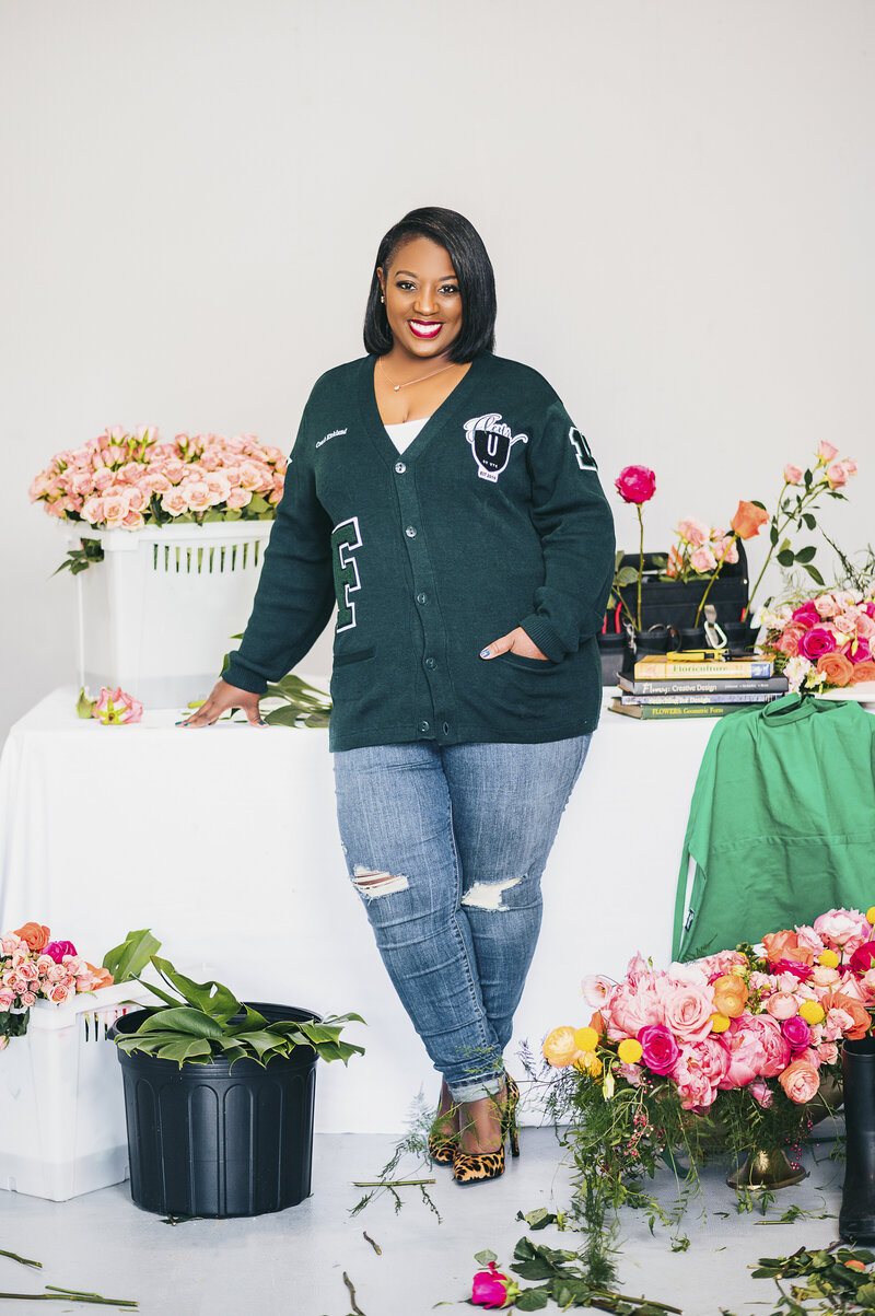 Bride and groom walk up memorial steps at their DC wedding