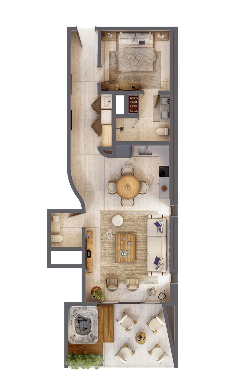 Riviera Lakes - 1 bed (5)