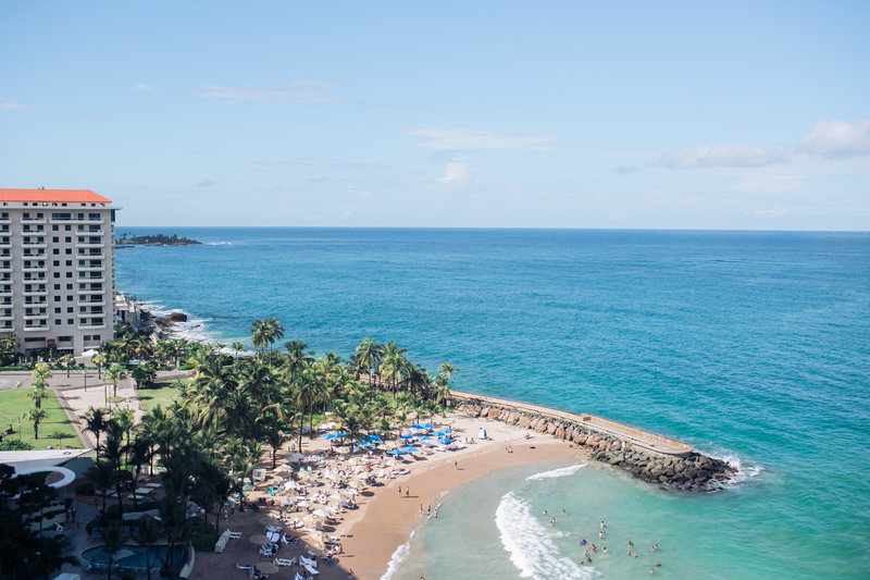 View from La Concha San Juan Resort