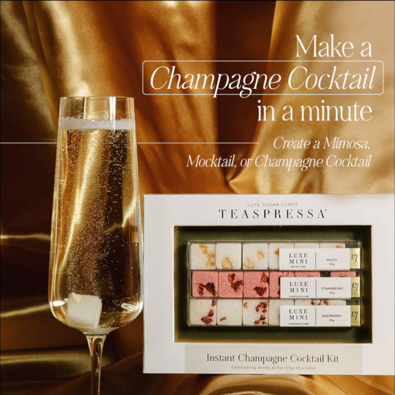 Teaspressa Cocktail in a min ad