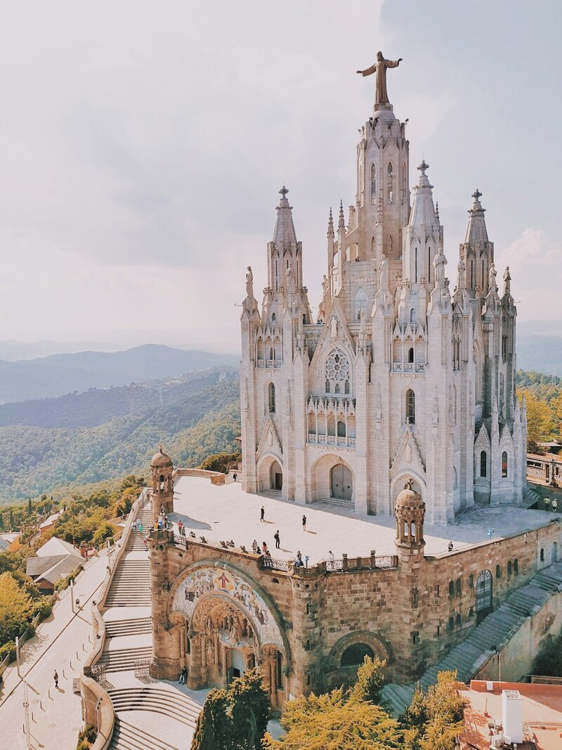 Cathedral on top of a hill