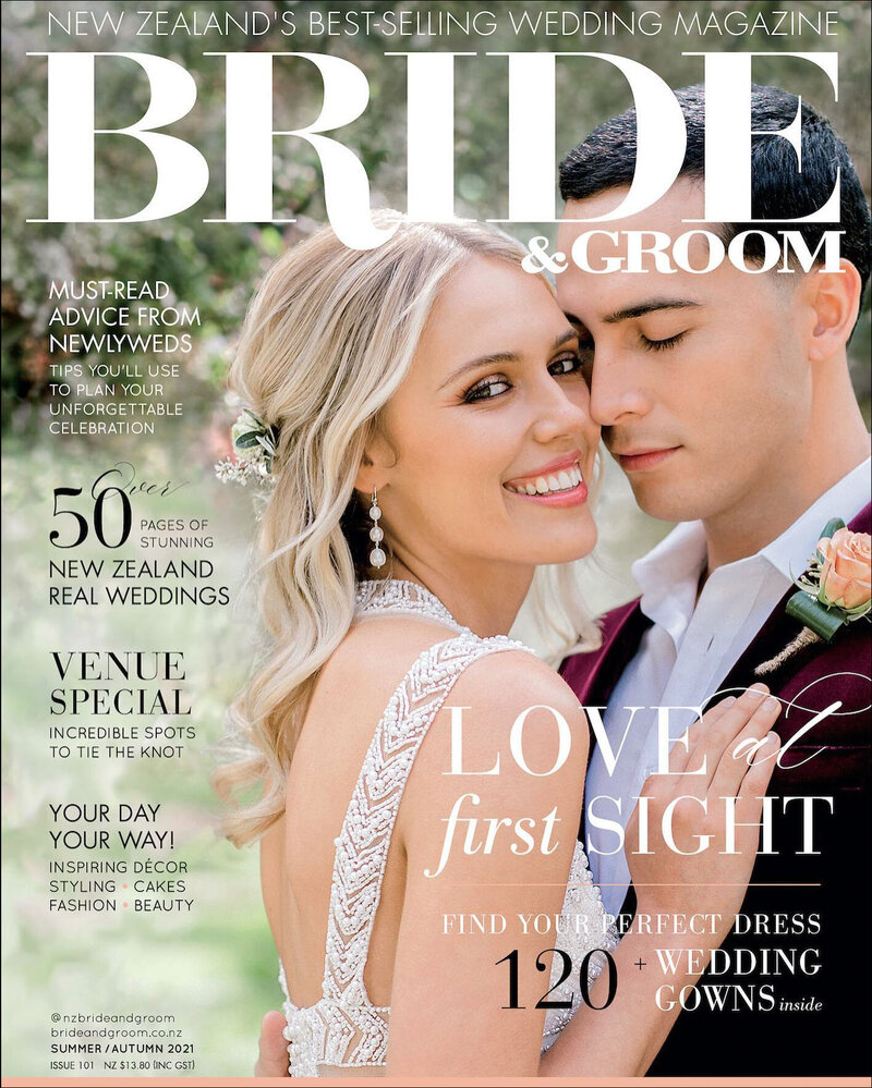 Queenstown Wedding Photographer Emmaline photography features in Bride and Groom magazine