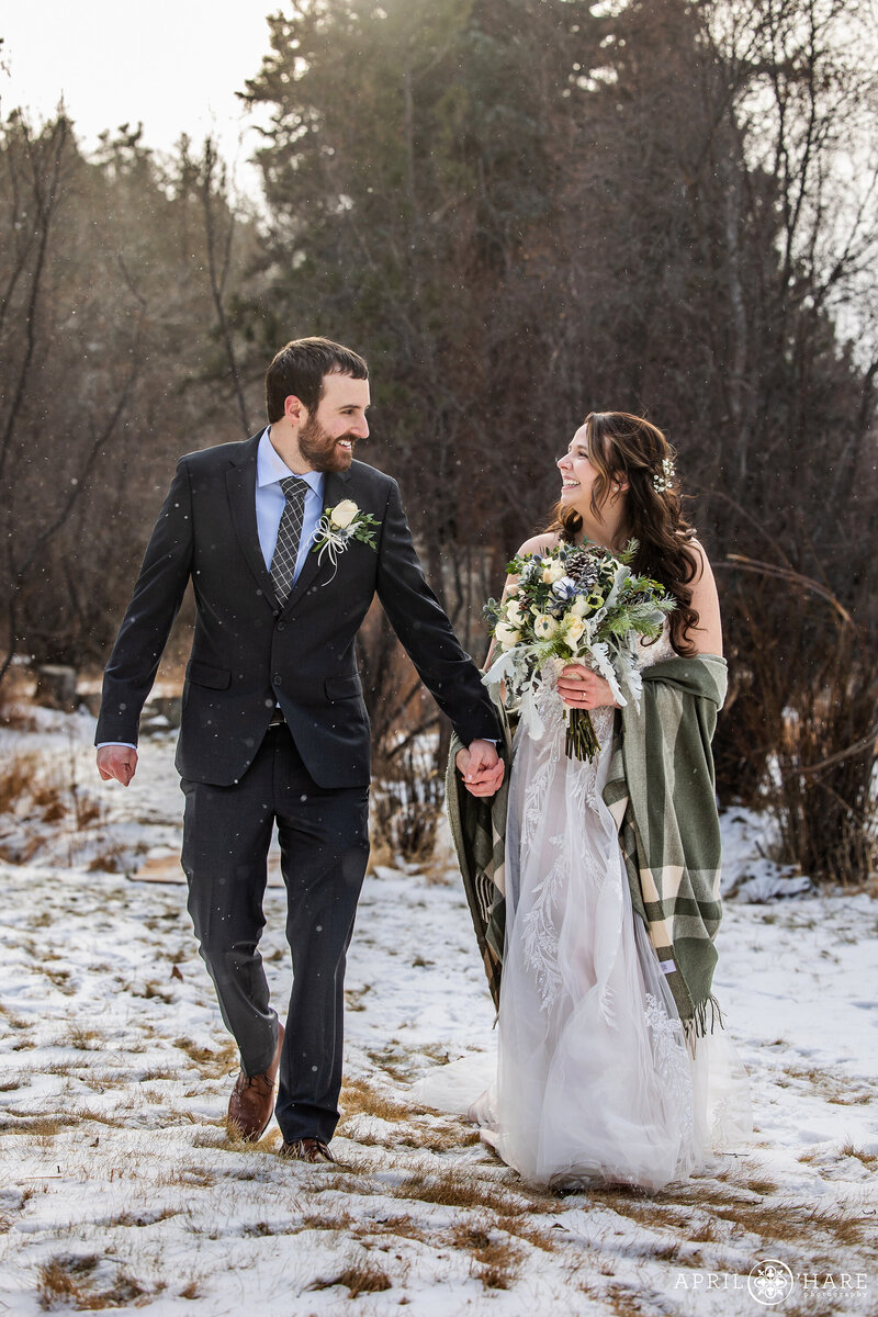 Winter Wedding at Romantic Riversong Inn Estes park