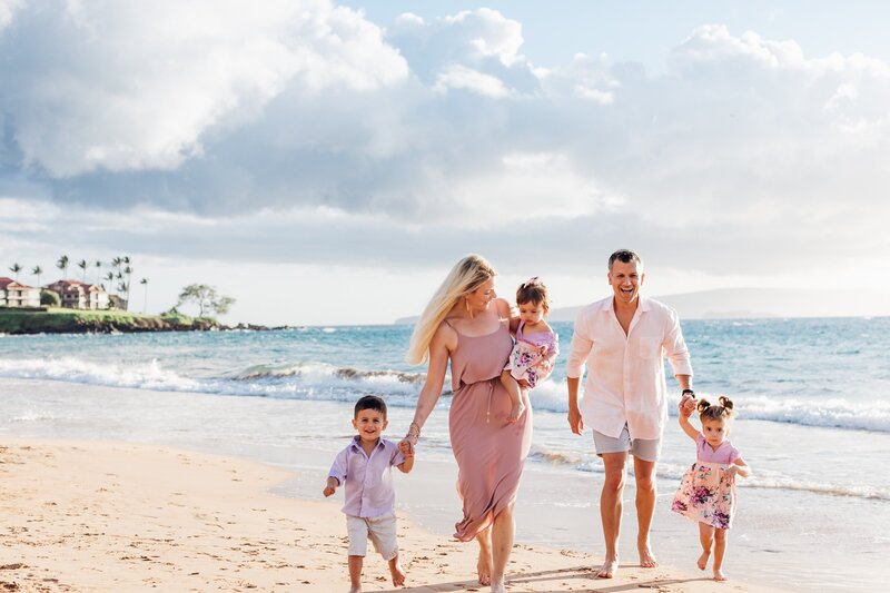 Family Wailea Beach - Moorea Thill Photography Maui-7