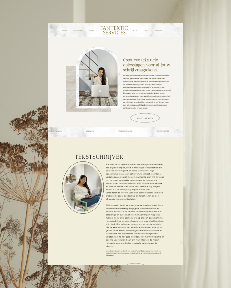 Showit website laten maken, website en branding voor vrouwelijke ondernemers, Squarespace website, online zichtbaarheid, online marketing