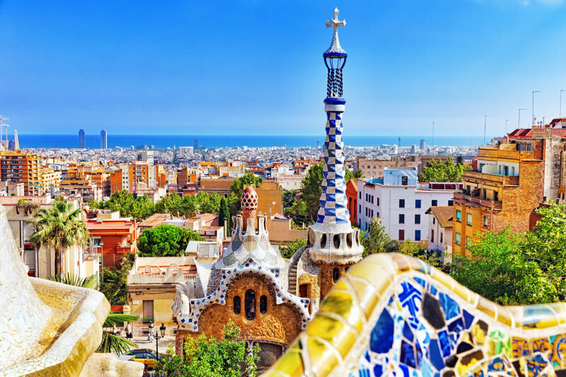 Antonio Gaudi's architectural genious  embodies the lively spirit of Barcelona, Spain
