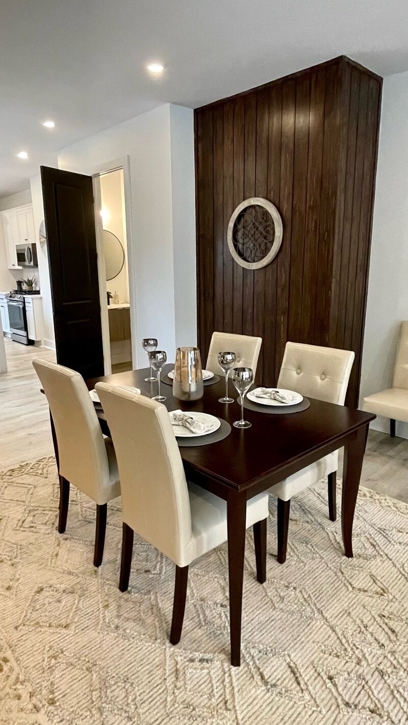 Professionally staged living room designed to maximize home value and buyer appeal