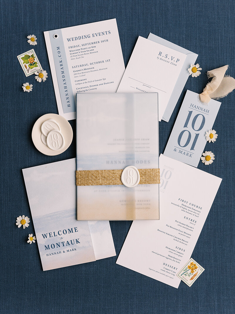 Gurney's Montauk Wedding Invitation