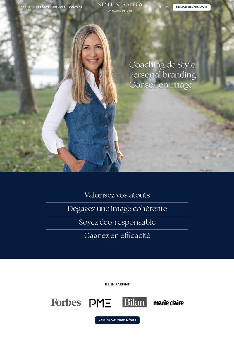 Template showit pour entrepreneur