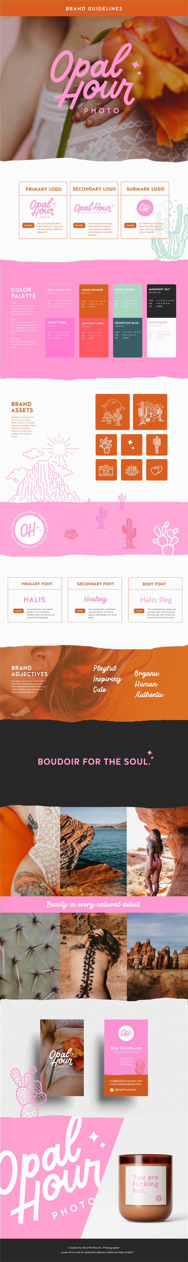 Brand Guidelines Opal HourArtboard 1