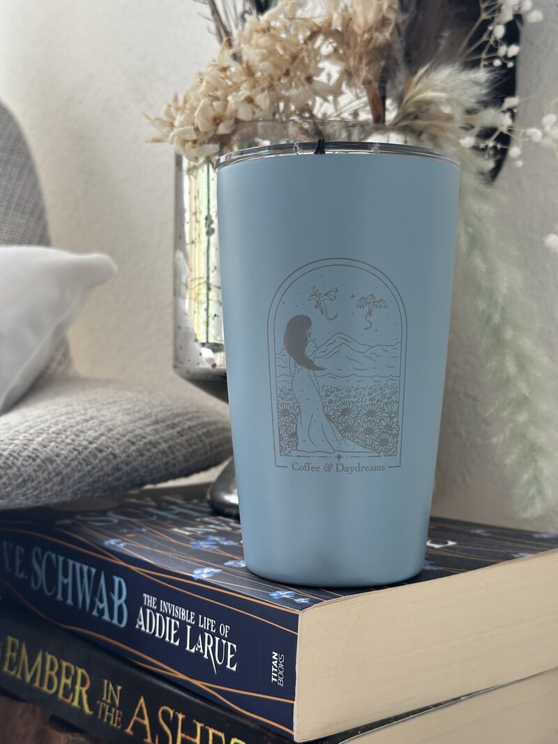 Light Blue Fantasy Tumblers