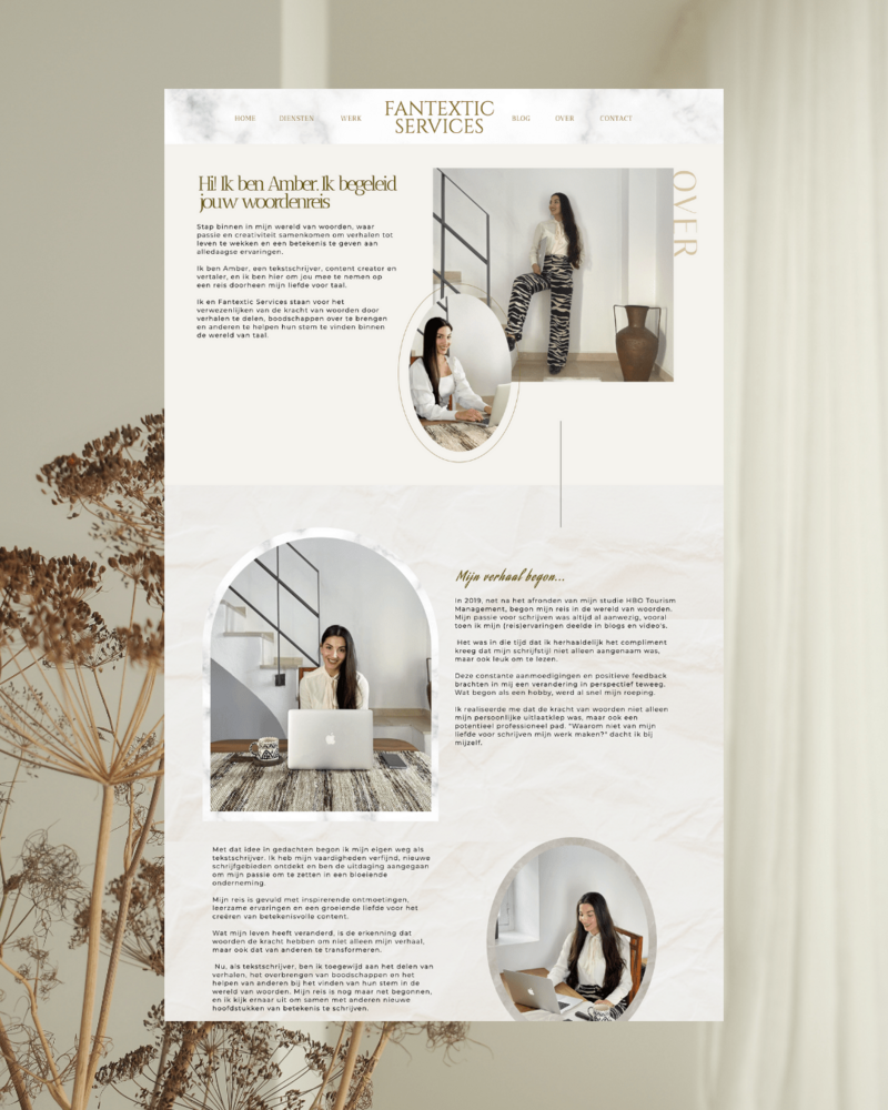 Showit website laten maken, website en branding voor vrouwelijke ondernemers, Squarespace website, online zichtbaarheid, online marketing