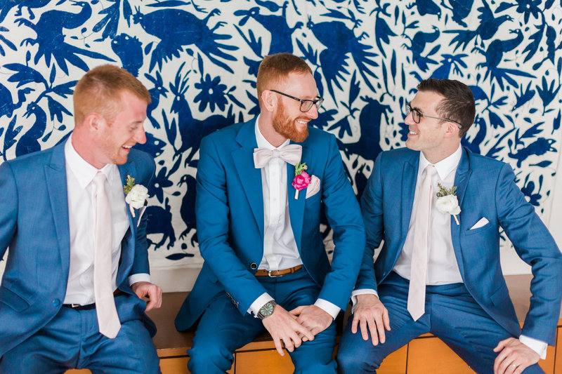 blue-suits-Cancun-destination-wedding