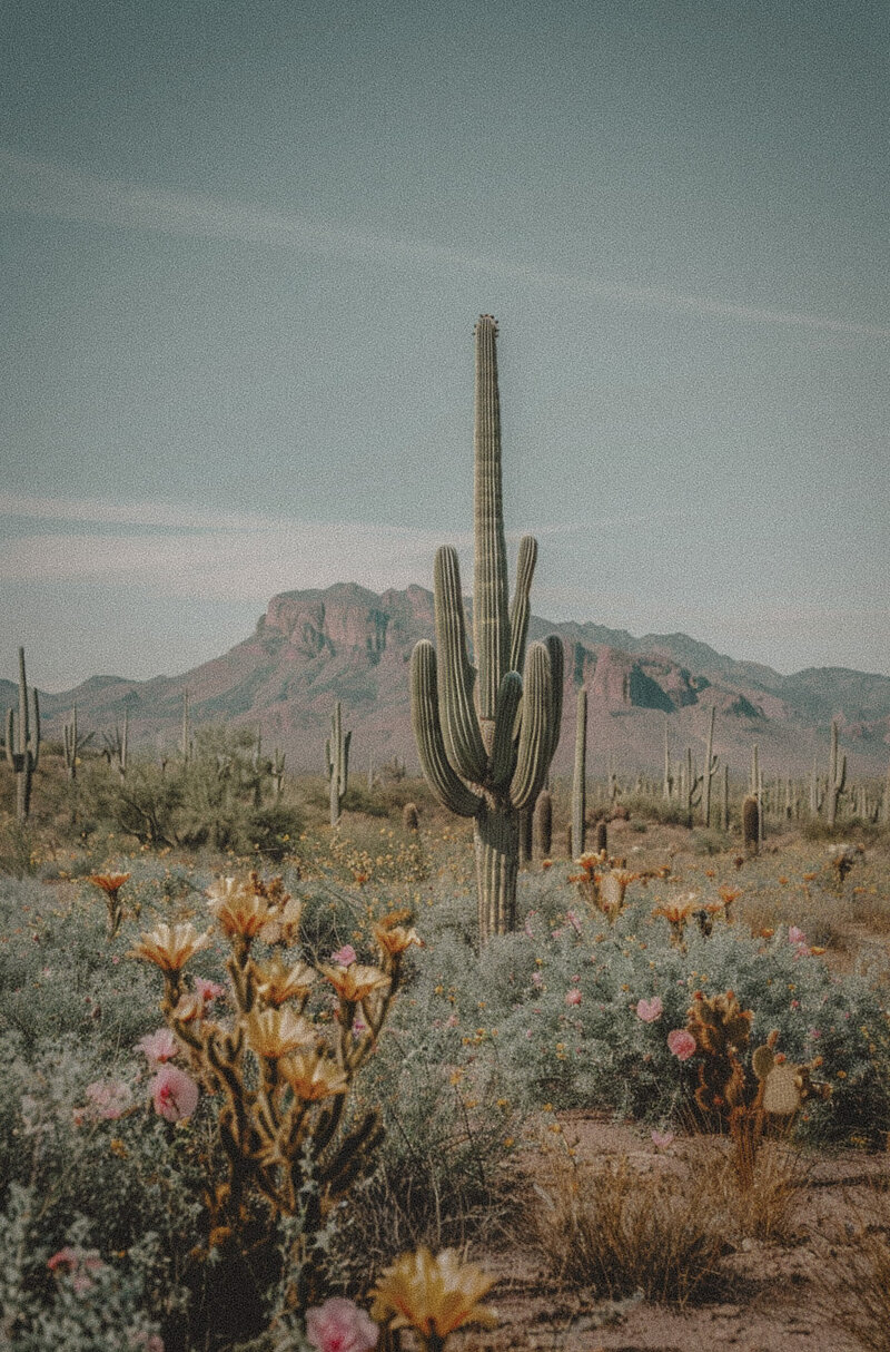 Desert landscape in Arizona