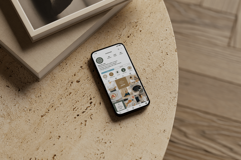 Instagram feed ontwerp voor Bord aan Tafel