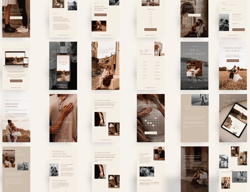 Minimal Instagram templates for photographers 4:5 Blooming Bliss 18