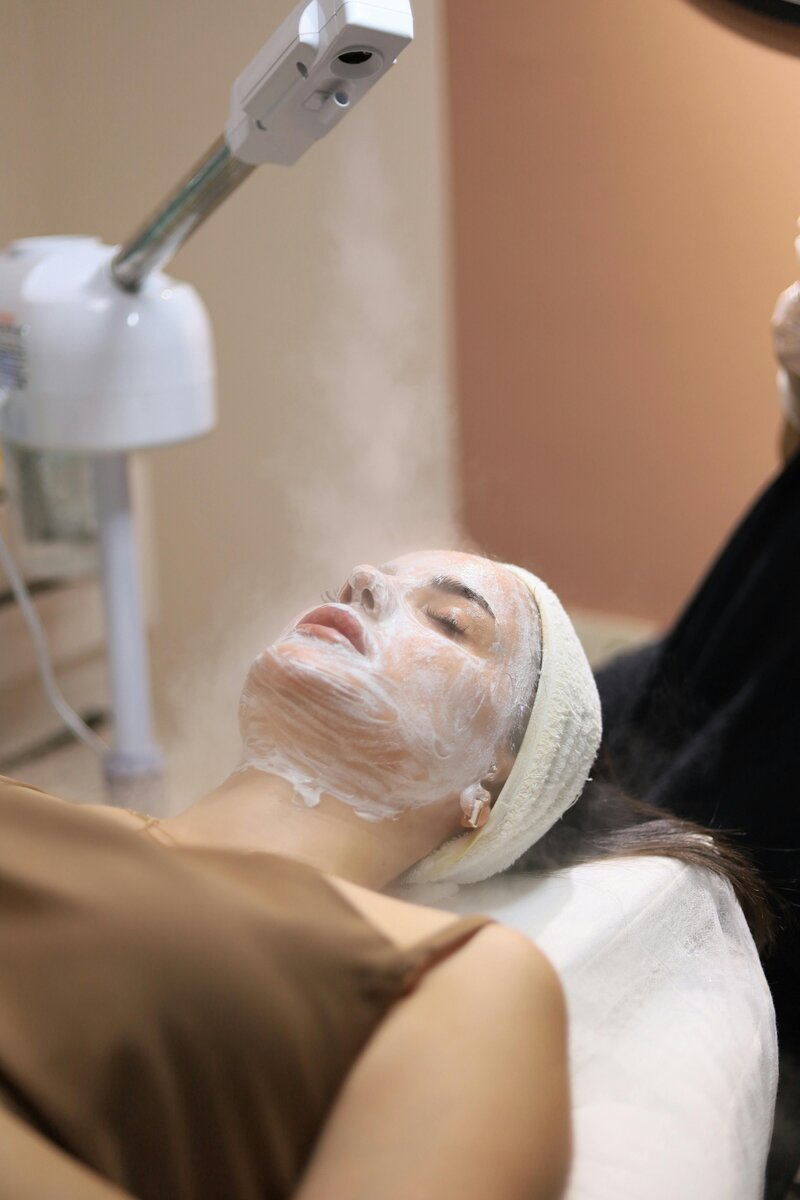 Facial treatment at Beauty Oasis MTL in Montreal