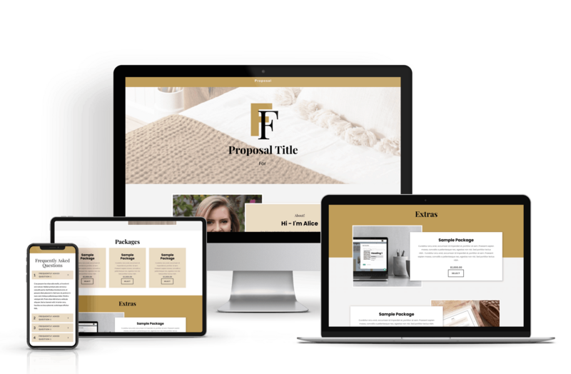 Juniper Proposal Template Mockup