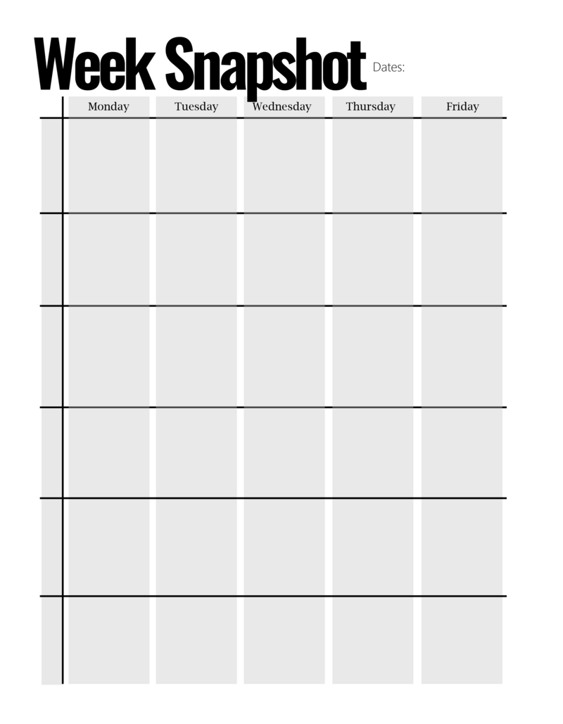 Homeschool Planner Master Pages - Bare Bones Margins Edit22