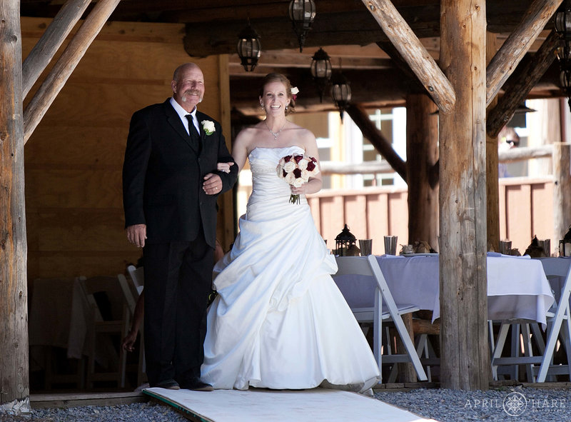 Bride at Piney River Ranch in Vail