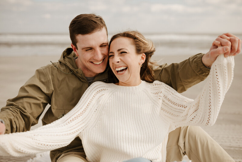 Oceanside engagement session