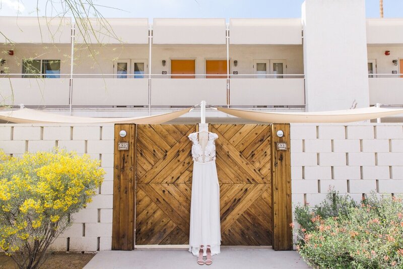 Ashley and Jeremy's wedding at the ACE Hotel photographed by Palm Springs photographer Ashley LaPrade.